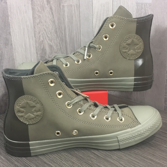 converse dark stucco high top